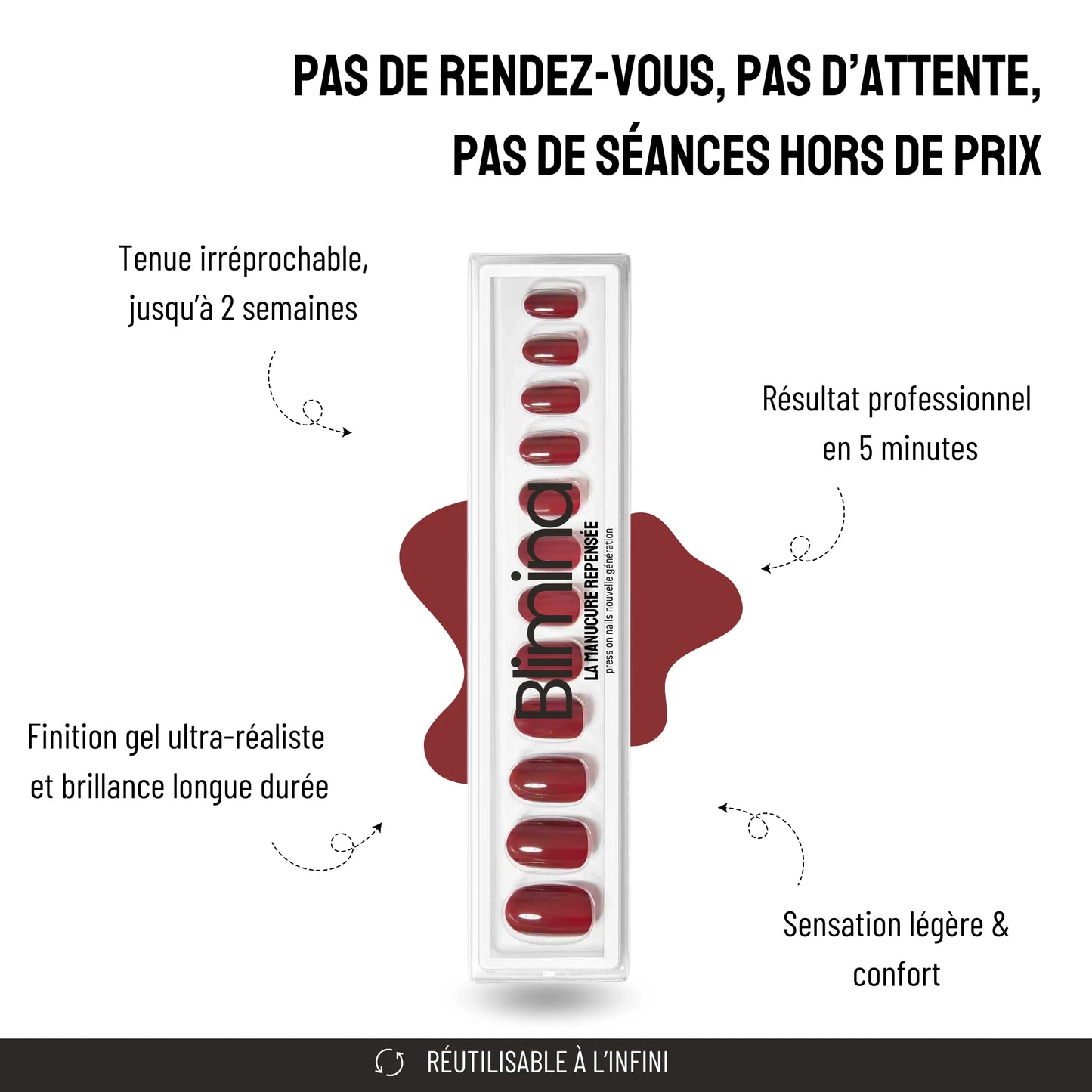 BORDEAUX CHIC - Amande courte