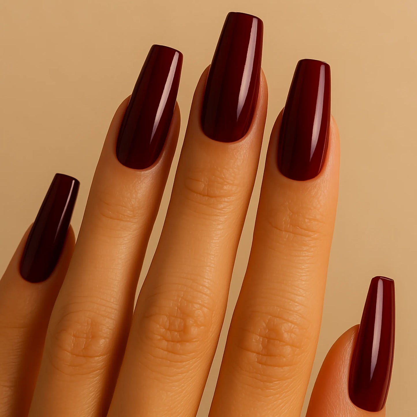 BORDEAUX CHIC - Coffin long